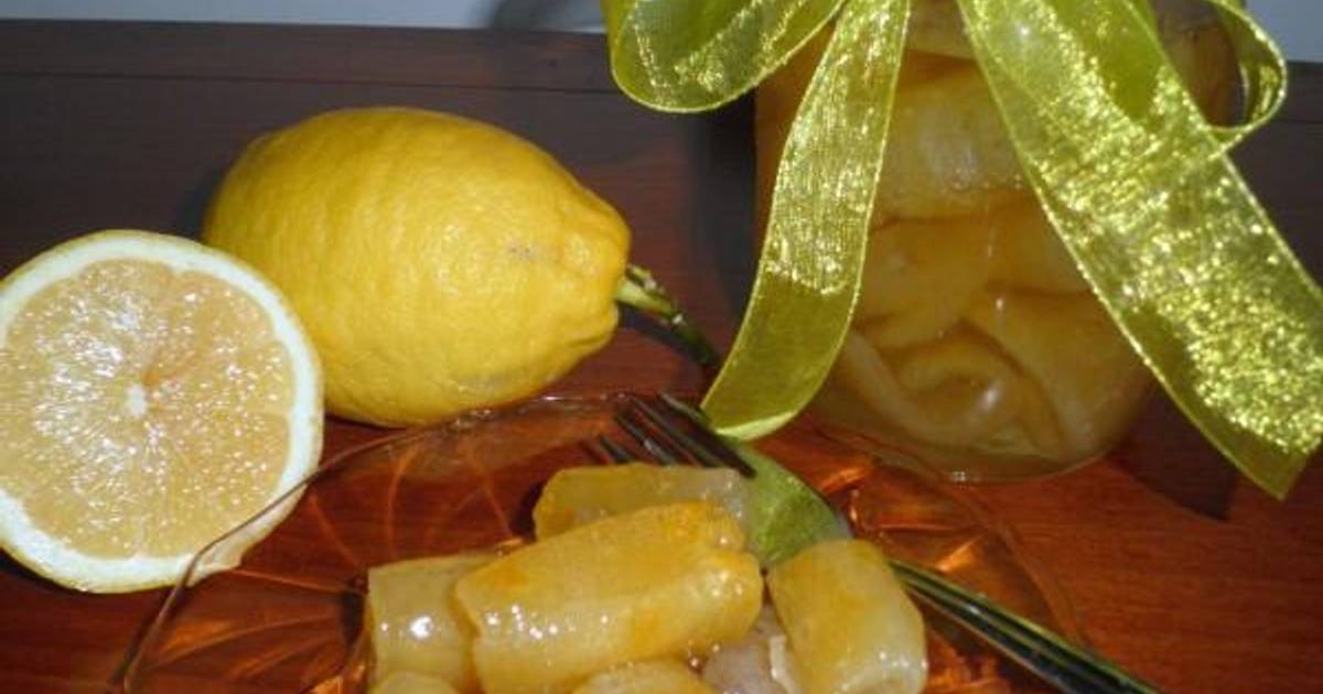 Lemon spoon sweet Recipe by Cookpad Greece Cookpad