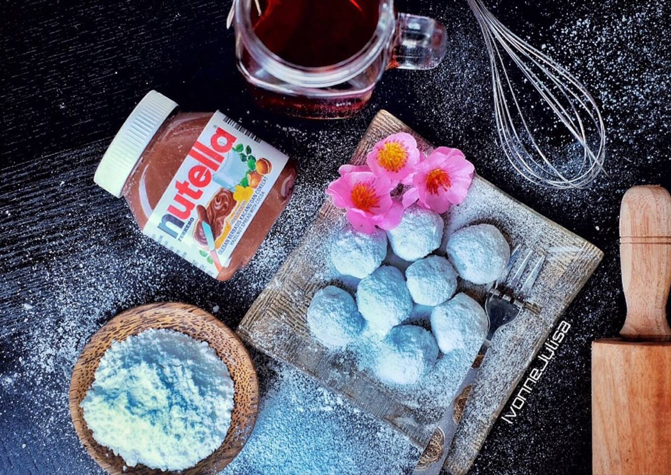 Resep Mochi nutella kenyal enak!!