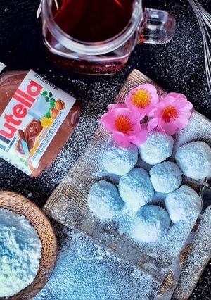 Foto resep Mochi nutella kenyal enak!!