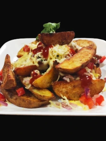 Recipe Cheesy potato wedges which So Delicious