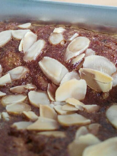 Una foto de Bizcocho jugoso de manzana sin harina y sin azúcar