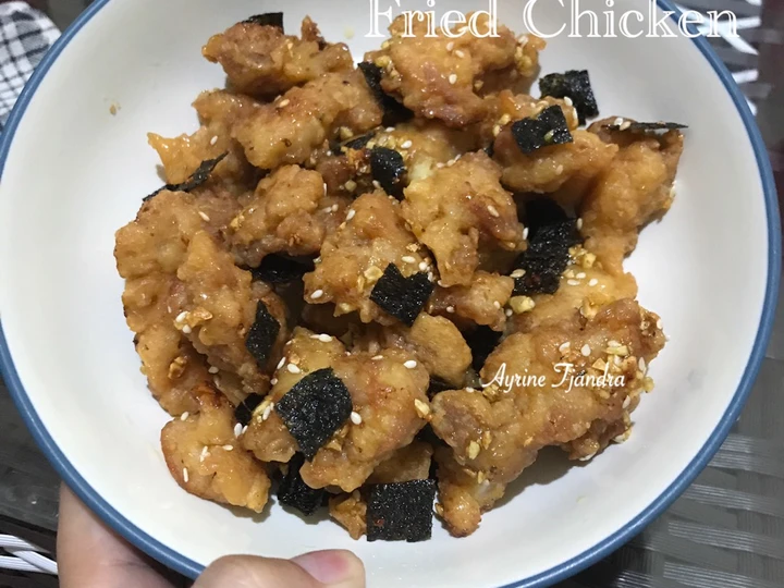 Cara Mudah Membuat Resep Korean honey butter fried chicken with seaweed and sesame yang Bikin Ngiler Anti Ribet, Bisa Manjain Lidah