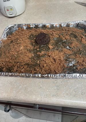 A picture of Krave and Oreo cake (cake mix).