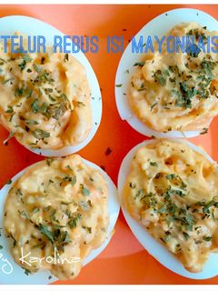 Foto resep Telur Rebus isi Mayonnaise