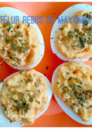 Foto resep Telur Rebus isi Mayonnaise