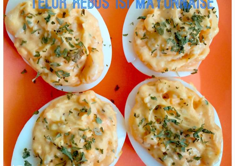Telur Rebus isi Mayonnaise