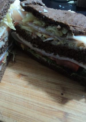 Una foto de Sándwiches gringos de navidad los Correa