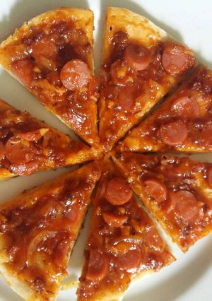 Foto resep Pizza Sosis Sederhana