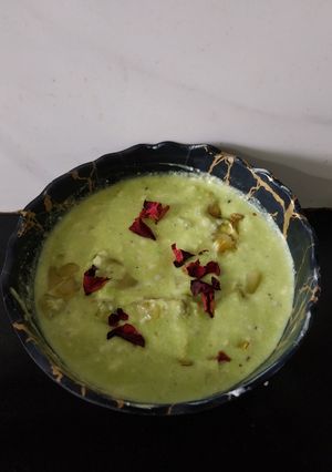 A picture of Kiwi Srikhand.