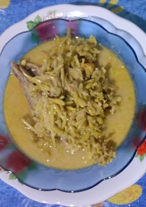 Foto resep Gulai Bunga Kates Ikan Asin Rebus ala Abi Resto