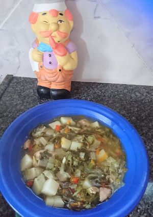 Una foto de Sopita con muchos vegetales 🥄🥄