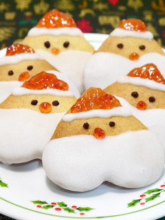♡宛の烘培好”食“光 ✿ 耶誕點心 ♥ 聖誕老人糖霜餅乾 的食譜成品照片