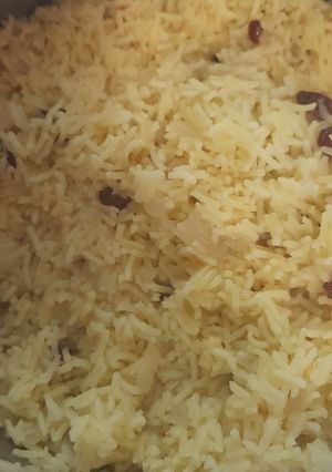 Foto de Arroz de Passas e Açafrão