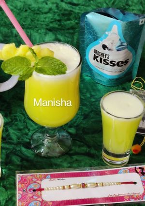 A picture of Pineapple Lemonade 🍹.