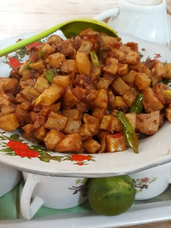 Foto resep Sambal goreng kentang tahu tempe manis
