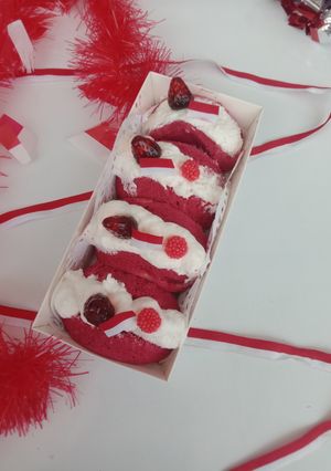 Foto resep Bolu Lipat Merah Putih