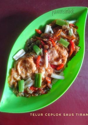 Foto resep Telur Ceplok Saus Tiram