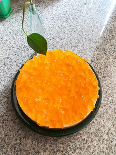 عکسی از دستور چیز کیک پرتقال
