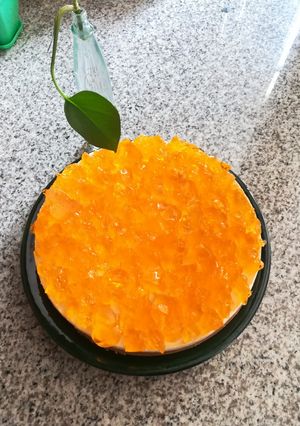 عکسی از دستور چیز کیک پرتقال
