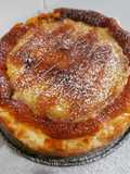 Tarta de queso de limón estilo la Viña con lemon curd