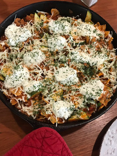 A picture of Skillet Lasagna.