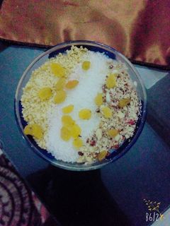 صورة لوصفة رز باللبن والمكسرات