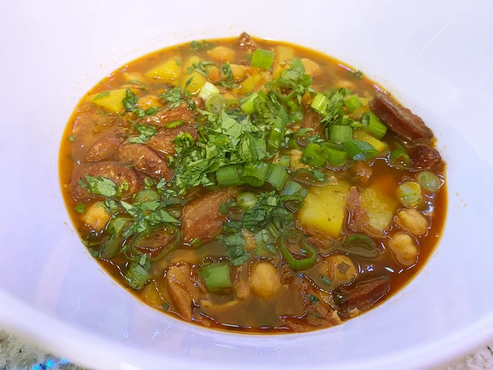 Simple Way Make Recipe Spanish bean soup with smoked sausage and potato that is Awesome, Delicious}