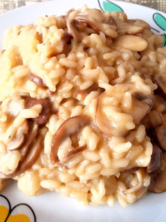 Una foto de Risotto de champiñones 🍄