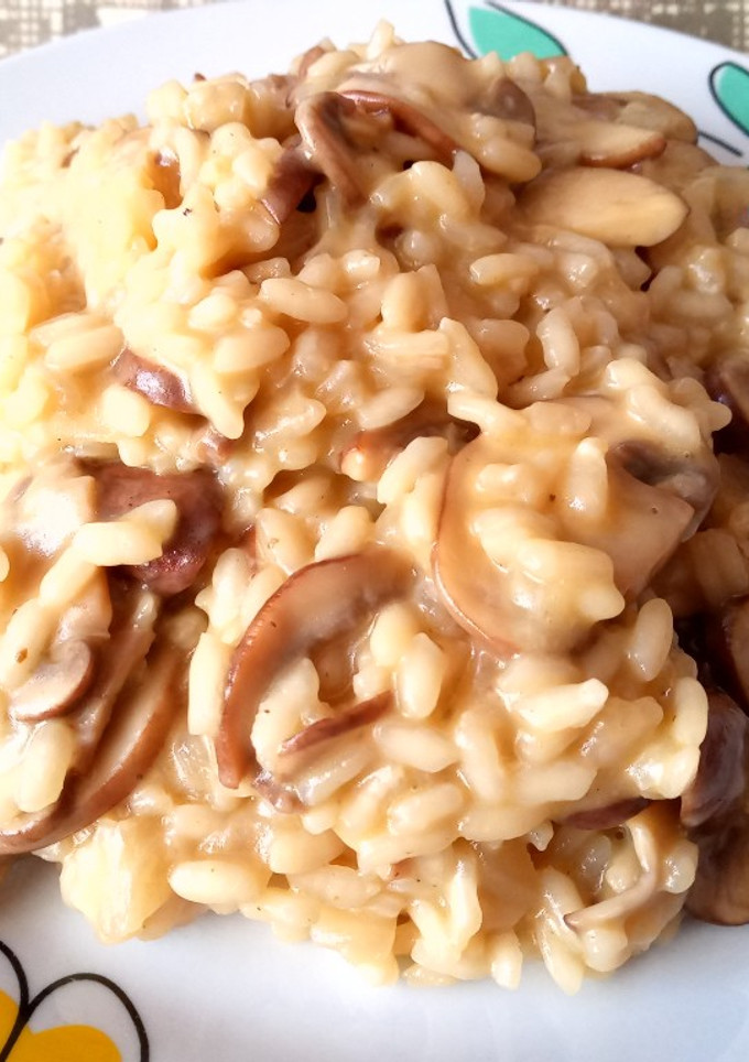 Una foto de Risotto de champiñones 🍄