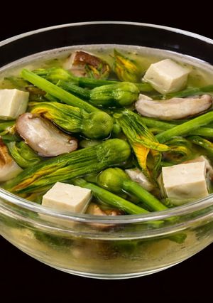 Hình của món SP.0816 - Canh Bông Bí Đông Cô.