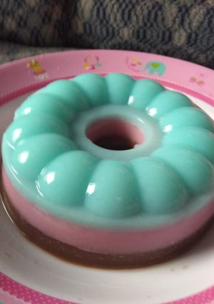 Foto resep Puding lapis pop ice