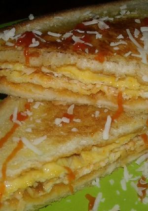 Foto resep Roti Lapis double egg