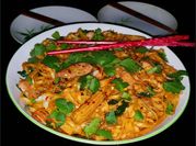 A picture of broth yakisoba