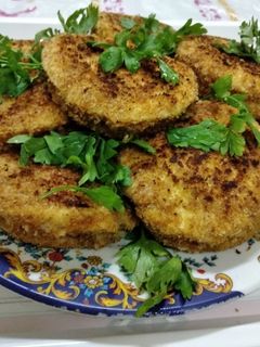 صورة لوصفة كبة التوست 🥔🥬🧅🥩🍞😋