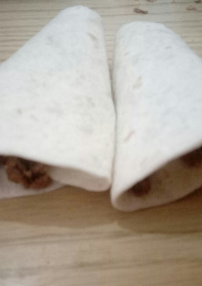 Una foto de Fajitas de carne picada hallal