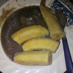 A picture of Beef pepper soup with yam as thickener.
