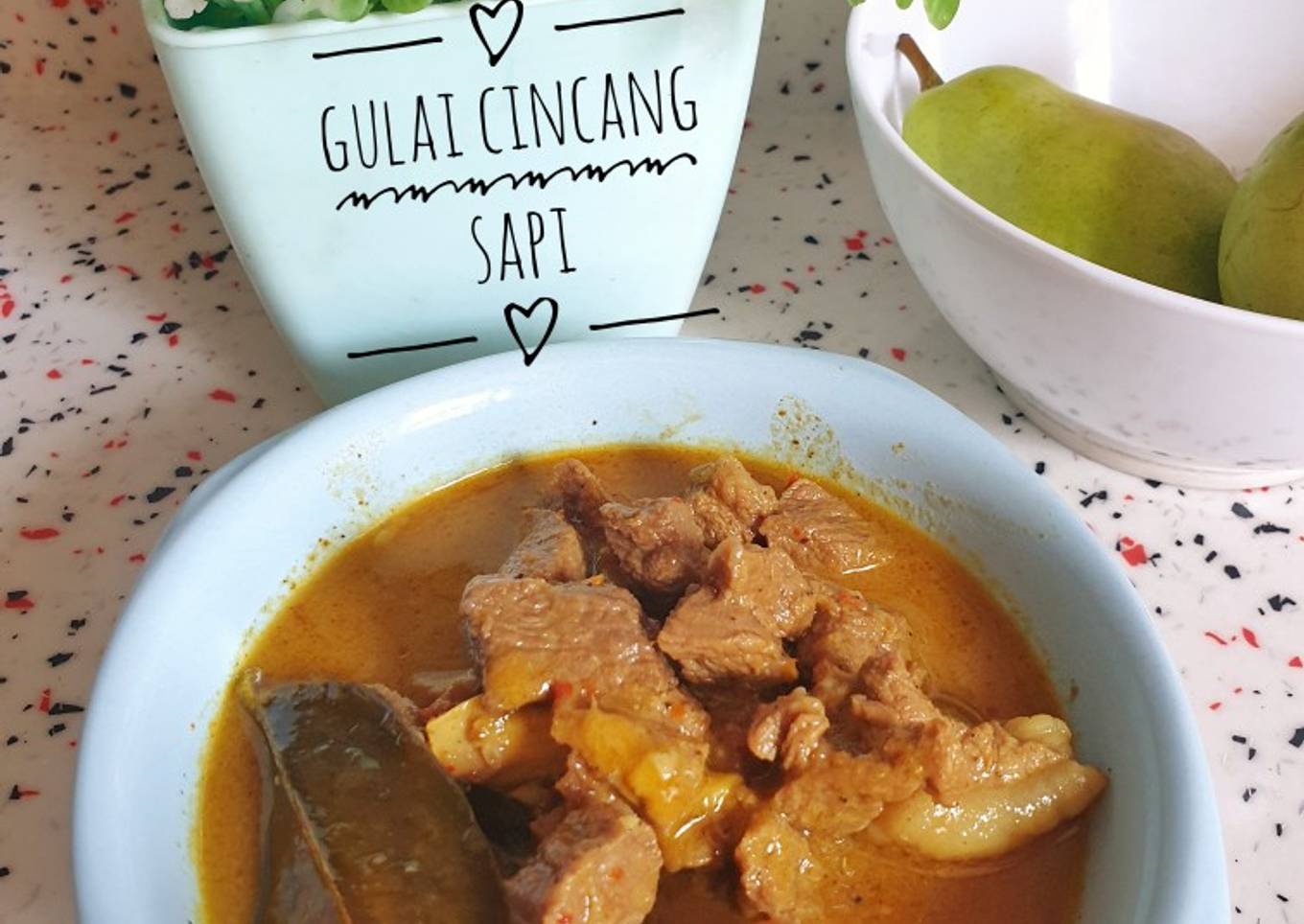 Gulai cincang sapi