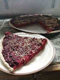 Una foto de Tarta de Remolacha