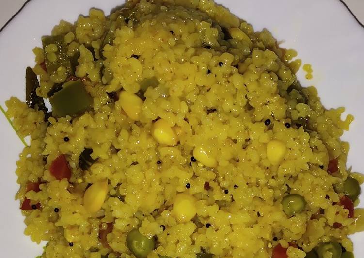 Broken wheat upma