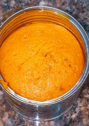 A picture of Plain Local palm oil moi moi.