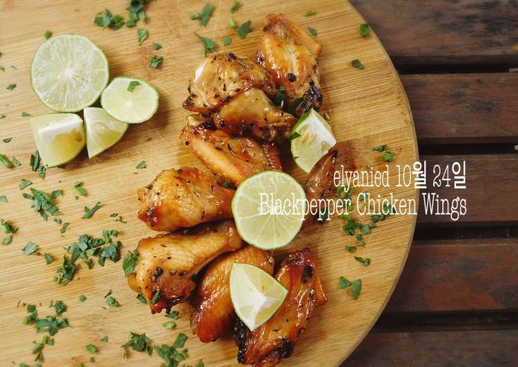 Resep Blackpepers Chicken Wings oleh elyanied - Cookpad