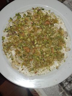صورة لوصفة سميدة بالقشطة