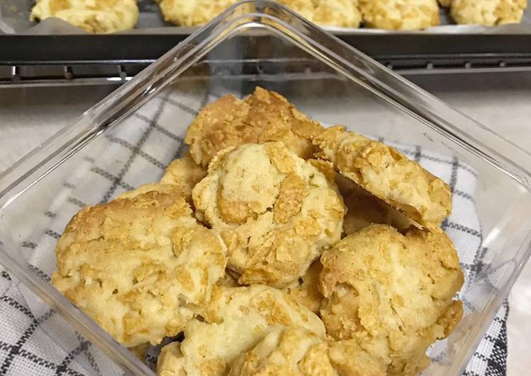 {Resep Cornflakes cookies Anti Ribet