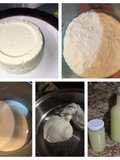 Requesón Casero sin cultivos y suero de leche