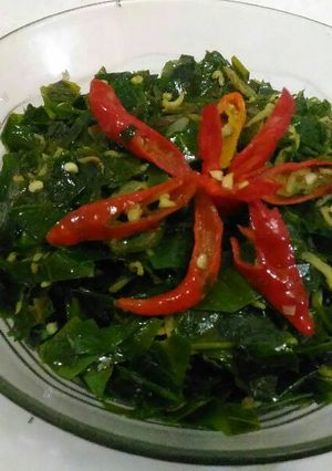 Foto resep Tumis daun melinjo n teri medan
