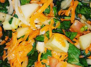 Una foto de Ensalada tropical