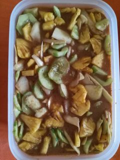 Foto resep Asinan buah bumbu kacang