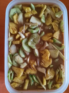 Foto resep Asinan buah bumbu kacang