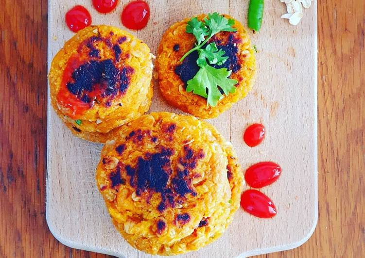 Sweet potatoes and oats Tikki