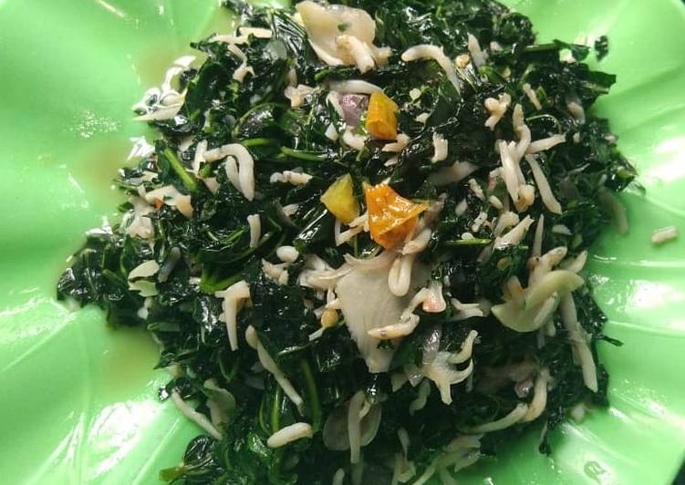 Bahan mengolah Oseng Sayur Daun Pepaya teri, Enak